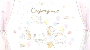 Cogimyun Cute Character Design Wallpaper