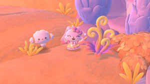 Cogimyun Cute Characters Adventure Wallpaper