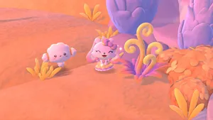 Cogimyun Cute Characters Adventure Wallpaper