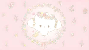 Cogimyun Cute Floral Character Wallpaper