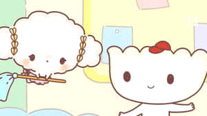 Cogimyun Cute Mushroom Characters Wallpaper