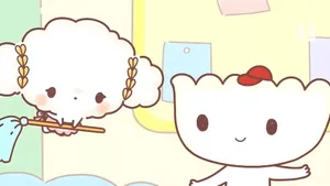 Cogimyun Cute Mushroom Characters Wallpaper