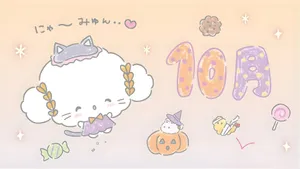 Cogimyun October Halloween Theme Wallpaper