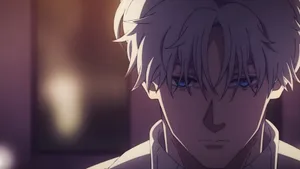 Cold Blue Eyed Anime Villain Wallpaper