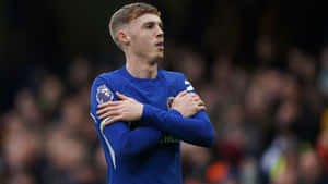 Cole Palmer Celebrates Goal Wallpaper