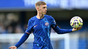 Cole Palmer Chelsea Midfielder Wallpaper