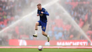 Cole Palmer Manchester City Action Wallpaper