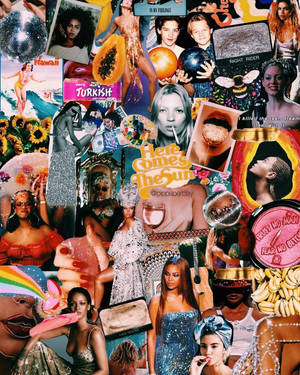 Collage Magazine Cover Wallpaper