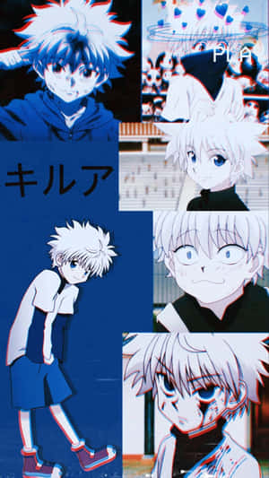 Collage Of Killua Hunter X Hunter Pfp Wallpaper