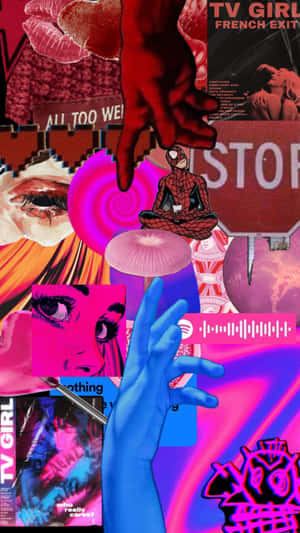 Collageof Pop Cultureand Art Elements Wallpaper