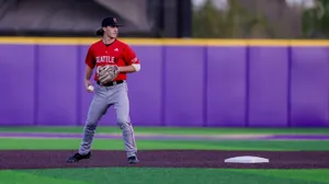 College Baseball Game In Full Swing Wallpaper