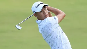 Collin Morikawa Playing Golf Wallpaper