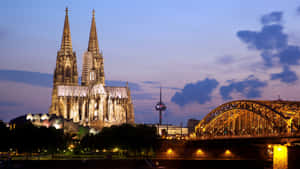 Cologne Cathedral Skyline Wallpaper