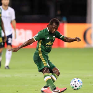 Colombian Professional Footballer Yimmi Chara Major League Soccer Match Wallpaper