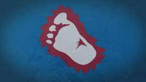 Colorado Avalanche Foot Print Wallpaper