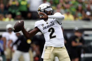 Colorado Quarterback Action Shot Wallpaper