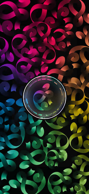 Colorful_ Abstract_ Curves_i Phone_ Wallpaper Wallpaper