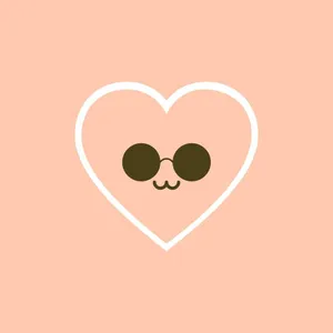 Colorful, Abstract Heart Art Wallpaper