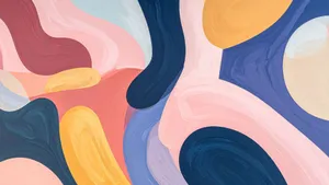 Colorful Abstract Shapes Wallpaper