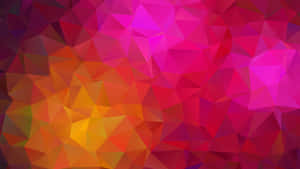 Colorful Abstract Triangular Background Wallpaper