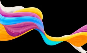 Colorful_ Abstract_ Wave_ Design Wallpaper