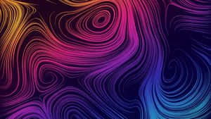 Colorful Abstract Wavy Background Wallpaper