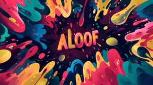 Colorful Aloof Explosion Graphic Wallpaper
