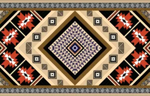 Colorful And Brief Line Pattern Wallpaper