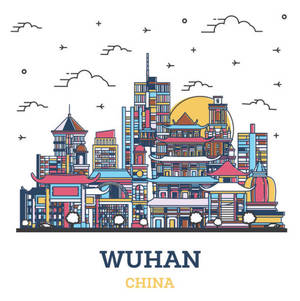 Colorful Art City Of Wuhan Wallpaper