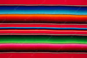 Colorful Aztec Pattern In The Serape Design Wallpaper