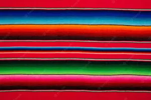 Colorful Aztec Pattern In The Serape Design Wallpaper