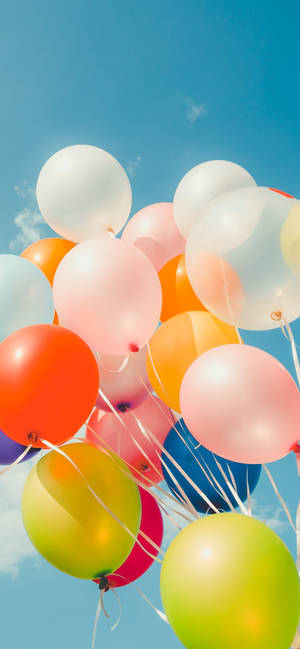 Colorful Balloons Cute Iphone Wallpaper