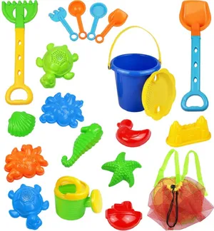 Colorful Beach Toys On A Sunny Day Wallpaper