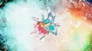 Colorful Butterfly Metaphor Wallpaper