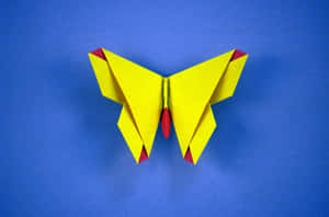 Colorful Butterfly Origami Wallpaper