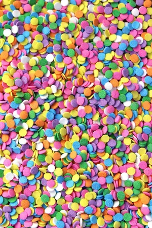Colorful Candy Sprinkles Texture Wallpaper