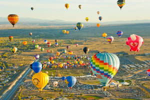 Colorful Celebration In Albuquerque Wallpaper