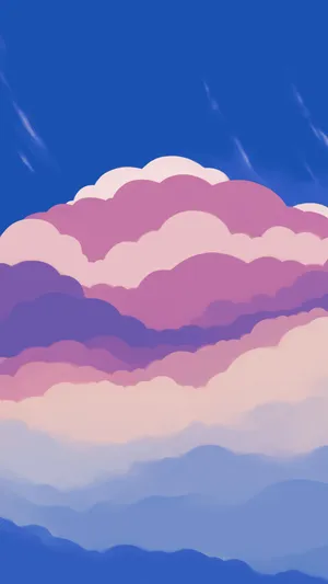 Colorful Clouds Artwork Wallpaper