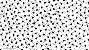 Colorful Collection Of Black Dots Wallpaper