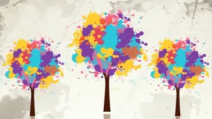 Colorful Creativity In A Contemporary Art Piece