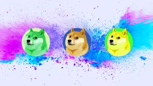 Colorful Doge Wallpaper