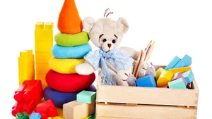 Colorful Educational Toys Collection Wallpaper
