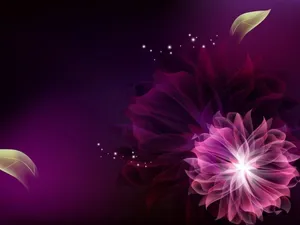 Colorful Flower Explosion In Abstract Garden Wallpaper