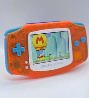 Colorful Game Boy Advancewith Mario Wallpaper
