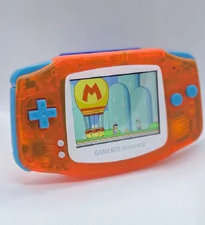 Colorful Game Boy Advancewith Mario Wallpaper