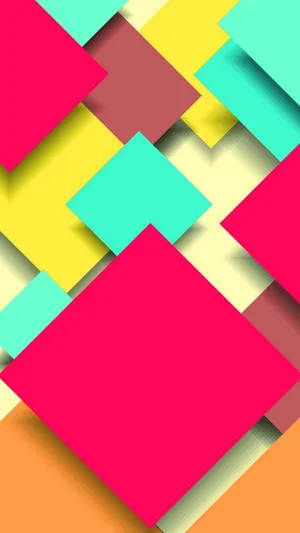 Colorful Geometric Abstract Wallpaper