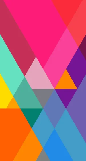 Colorful Geometric Abstract Ios 7 Wallpaper