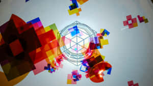 Colorful Geometric Abstract Shapes Wallpaper