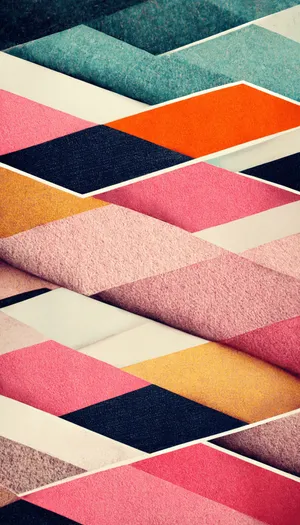 Colorful Geometric Pattern Texture Wallpaper