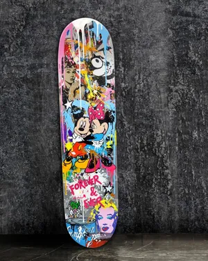 Colorful Graffiti Art Skateboard Wallpaper